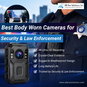 Best Body-Worn Cameras for Security & Law Enforcement